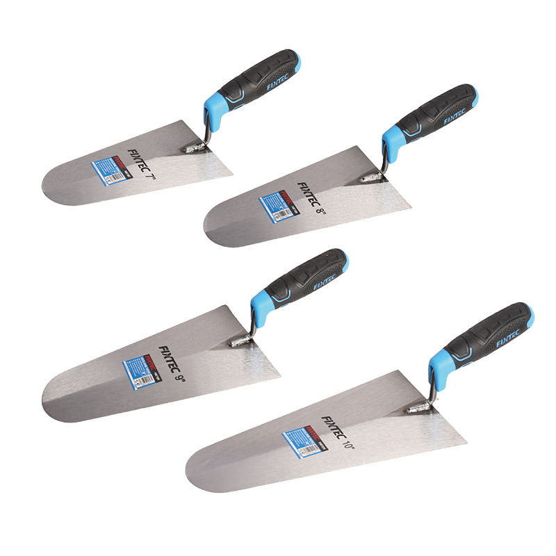 Fixtec 7'' 8'' 9'' 10'' Bricklaying Trowel for Wall Plastering and Bricklaying Putty Scraper