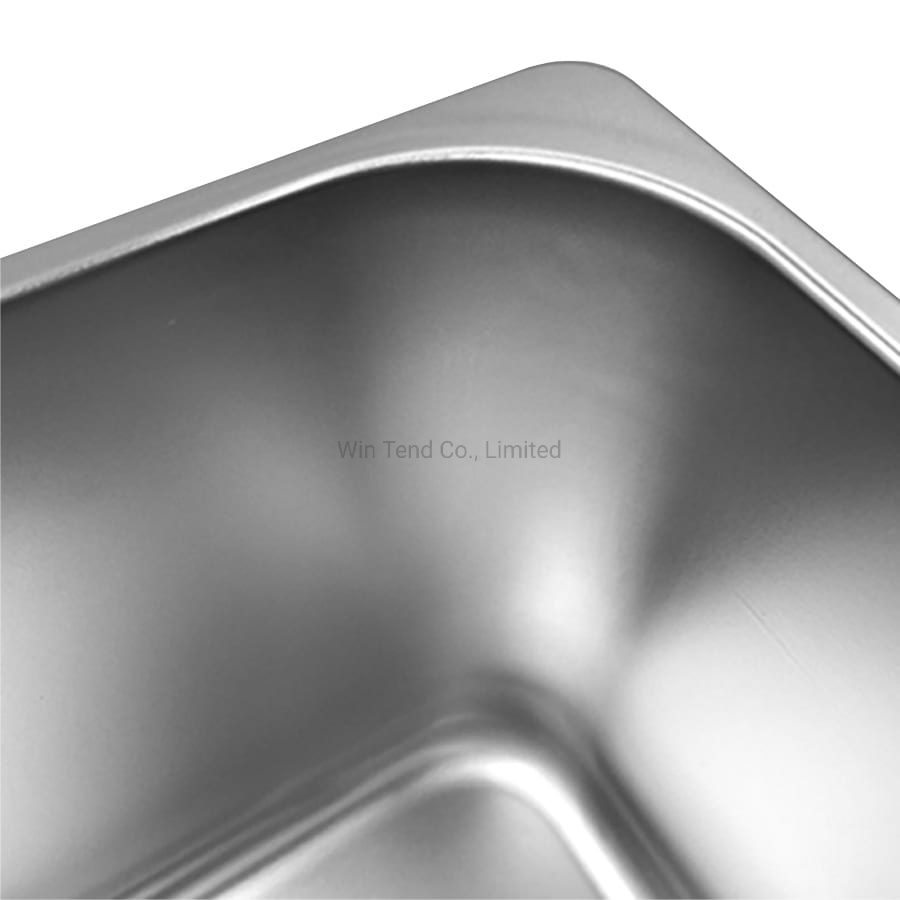 Kitchen Equipment Us Style Stainless Steel 304 Gastronorm Pan with Lid