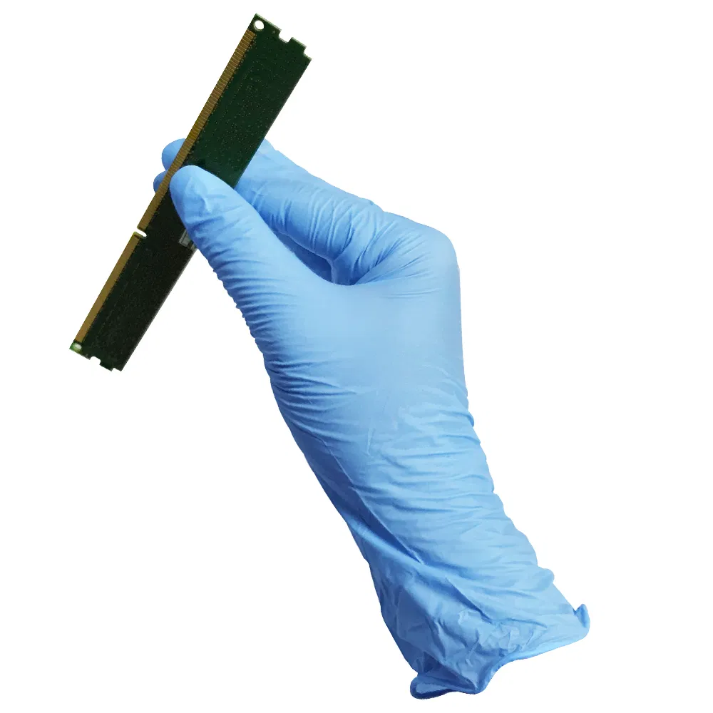 9 Inch High Quality Standard Cleanroom Powder Free Nitrile Gloves