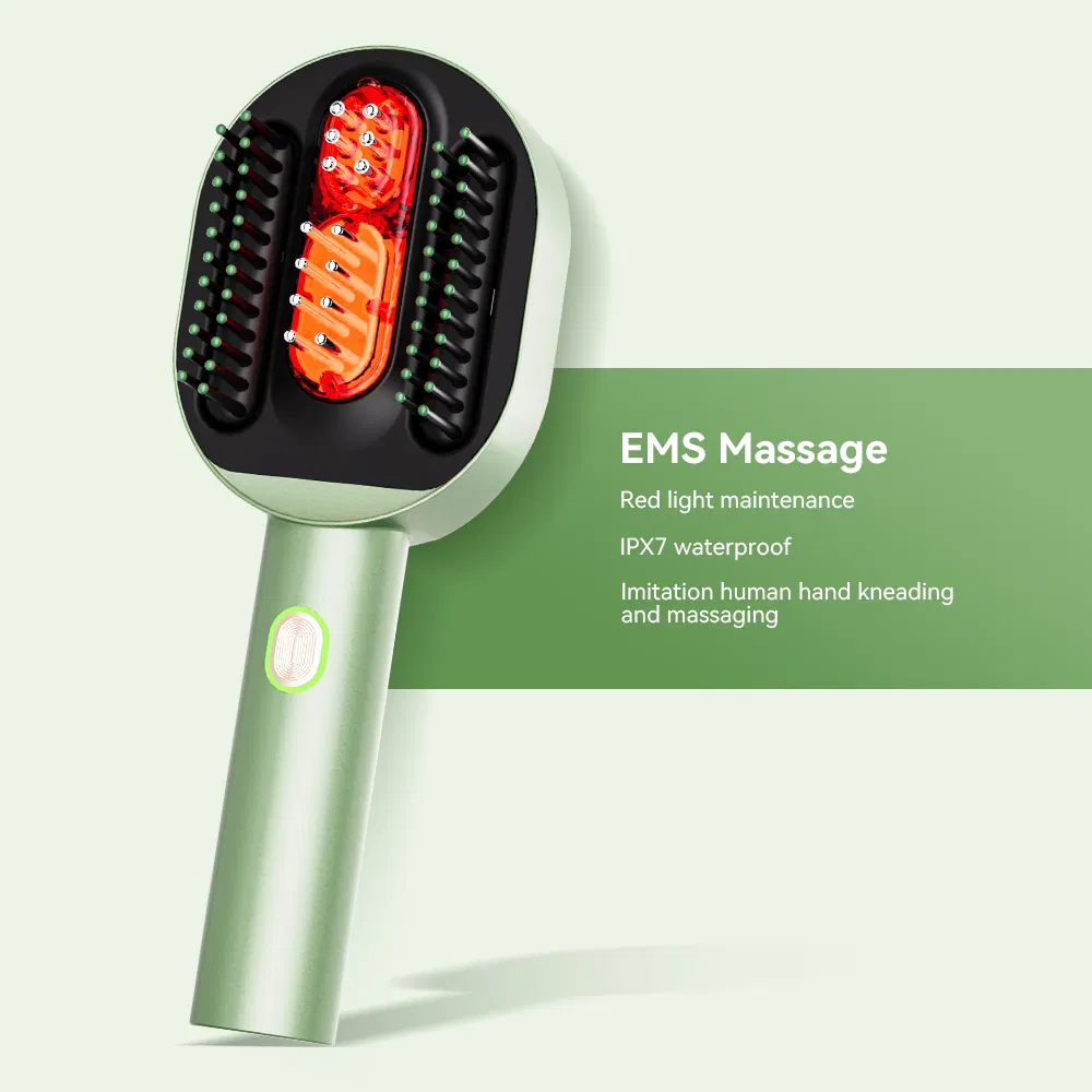 Электрическая расческа-массажер для роста волос с красным светом