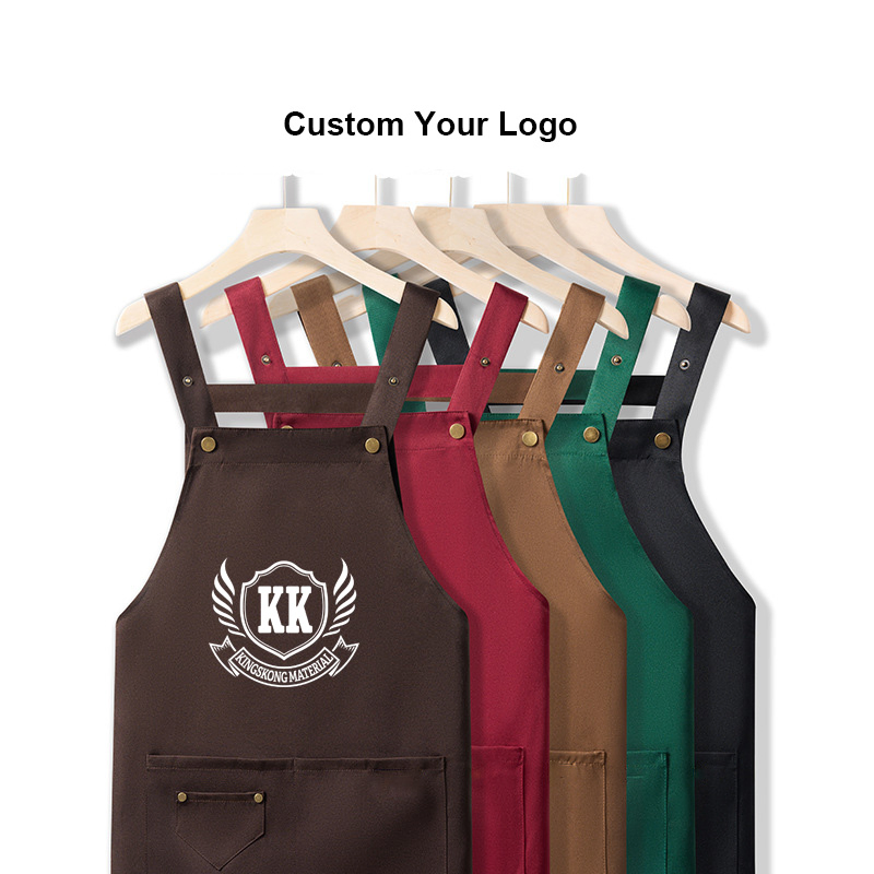 Customize Polyester Cotton Comfortable Wear Lightweight Fabric Kitchen Server Waist Soft Apron for Glengannon Glenglassaugh