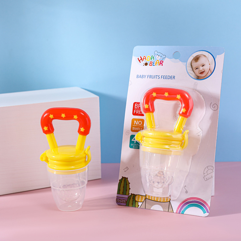 Wholesale BPA Free Silicone Fruits Vegetables Infant Baby Feeder Pacifier
