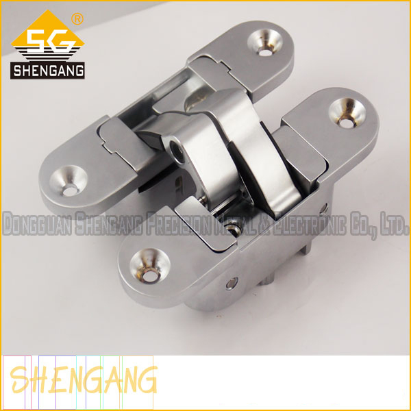3D Three Way Wood Door Concealed Hidden Invisible Hinges 180 Degree