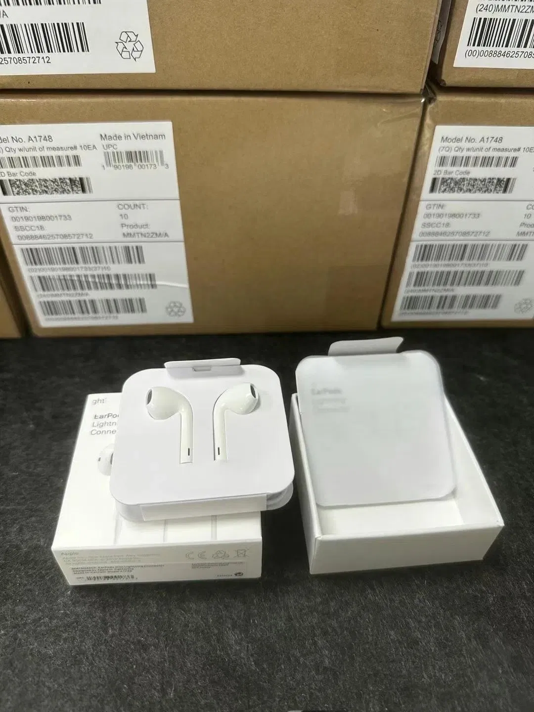 Wholesale Lightning Earpod for iPhone in-Ear Wired Control Hand Free Headset Original C100 Earphone For11/12/13/14