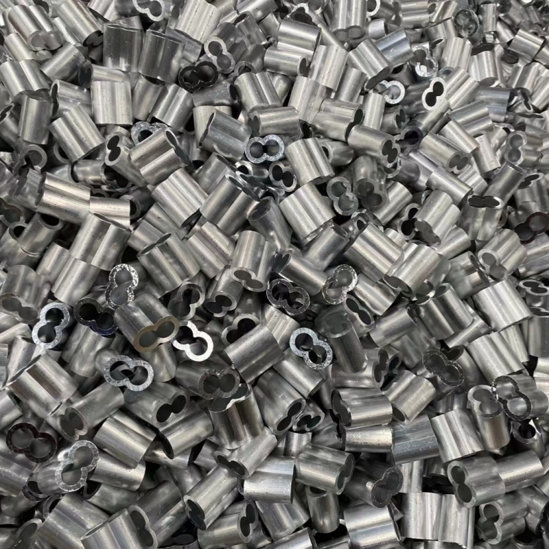 Rigging Hardware DIN3093 Oval Aluminium Ferrule for Pressing Wire Rope Sling