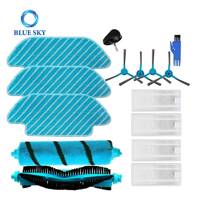 High quality Blue Main Brush Replacement for Conga 3290 3490 3690 Robot Vacuum Cleaner Accessories