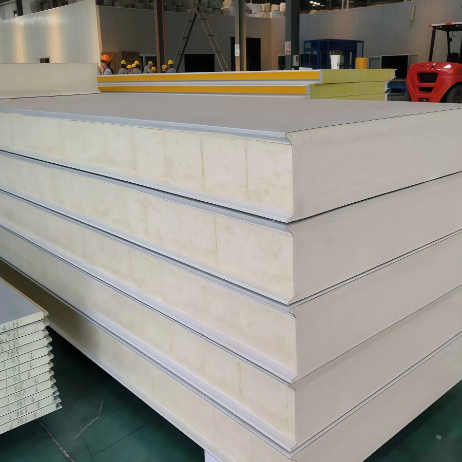 Lightweight PU Sandwich Panel for Prefabricated Commercial Buildings