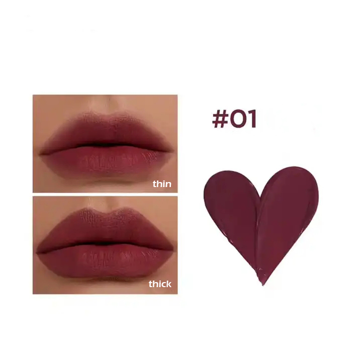 Love Heart Lipgloss Mist Velvet Matte Lip Glaze Lip Mud Liquid Lipstick Makeup
