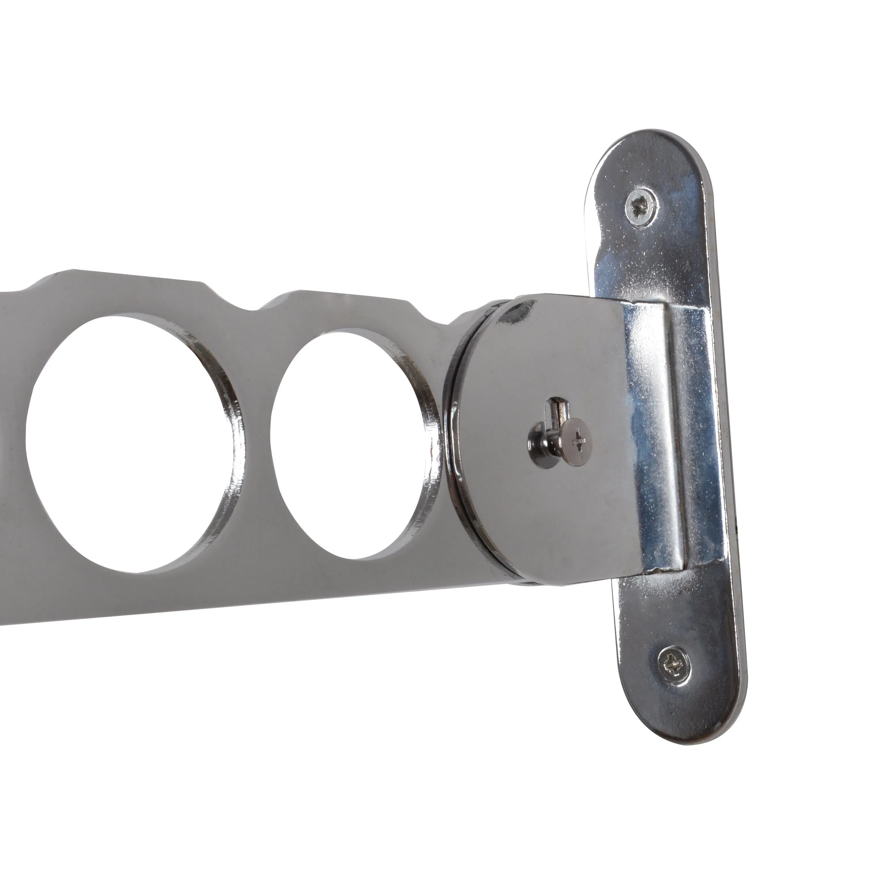 Multifunctional Homeware Metal Black 6-Hole Folding Coat Clothes Hangers