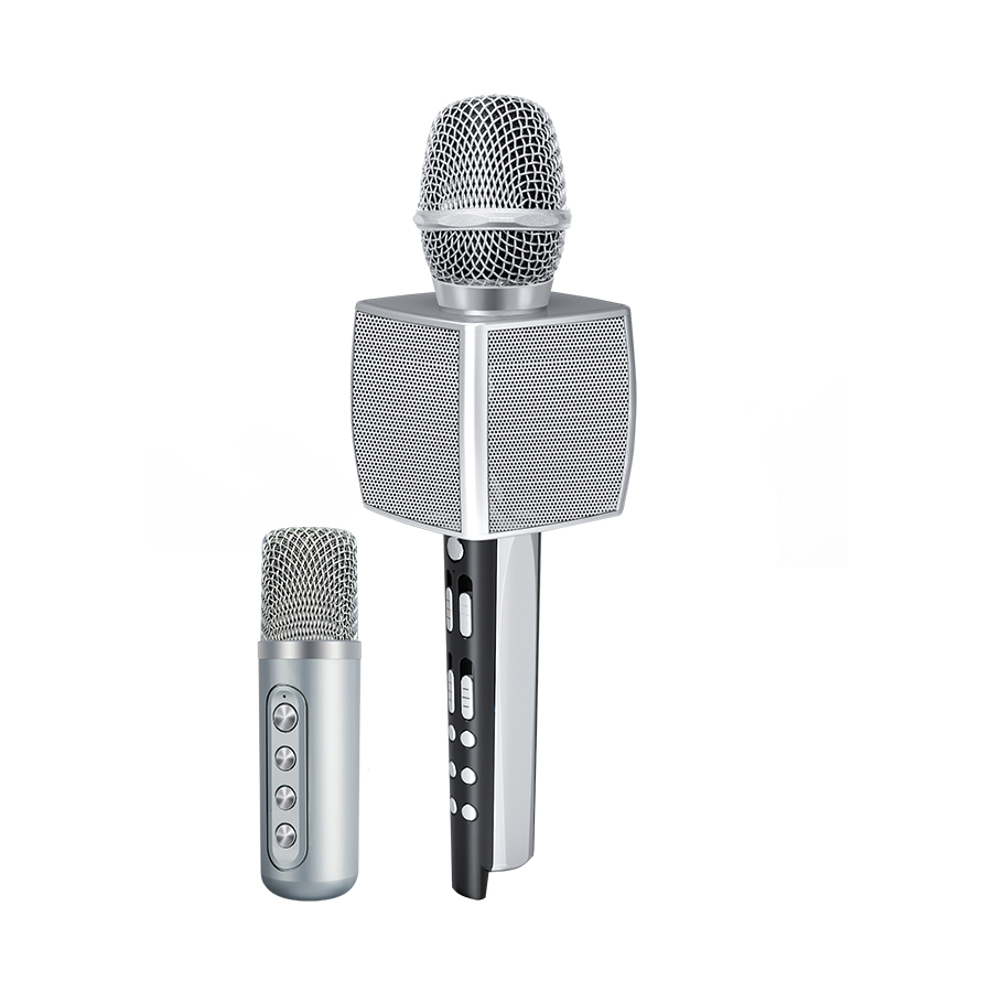 Ys98 Bluetooth Microphone, Dual Wireless Microphone, Karaoke, Bt Speaker Audio All-in-One Machine