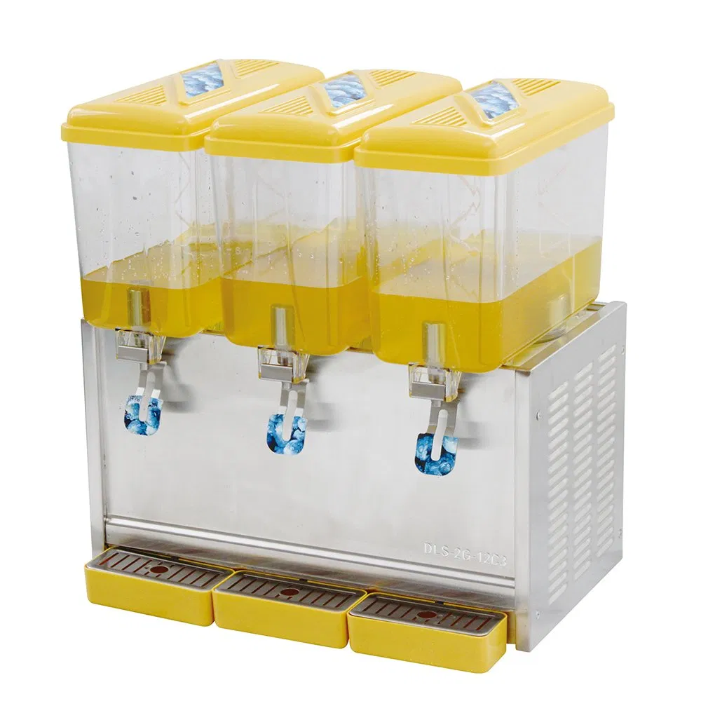 Large Juice Dispenser Machine Cold Drink 4-Tank Cool Drink Juice Dispenser