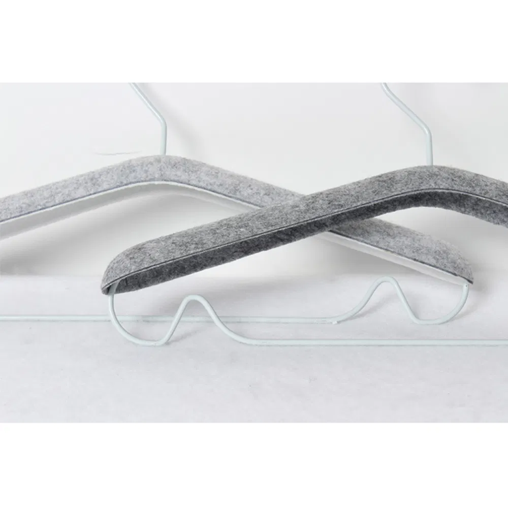 Hot Selling Thermoforming Pet Customized Color Size Non Woven Kids Hanger for Closet Wardrobe