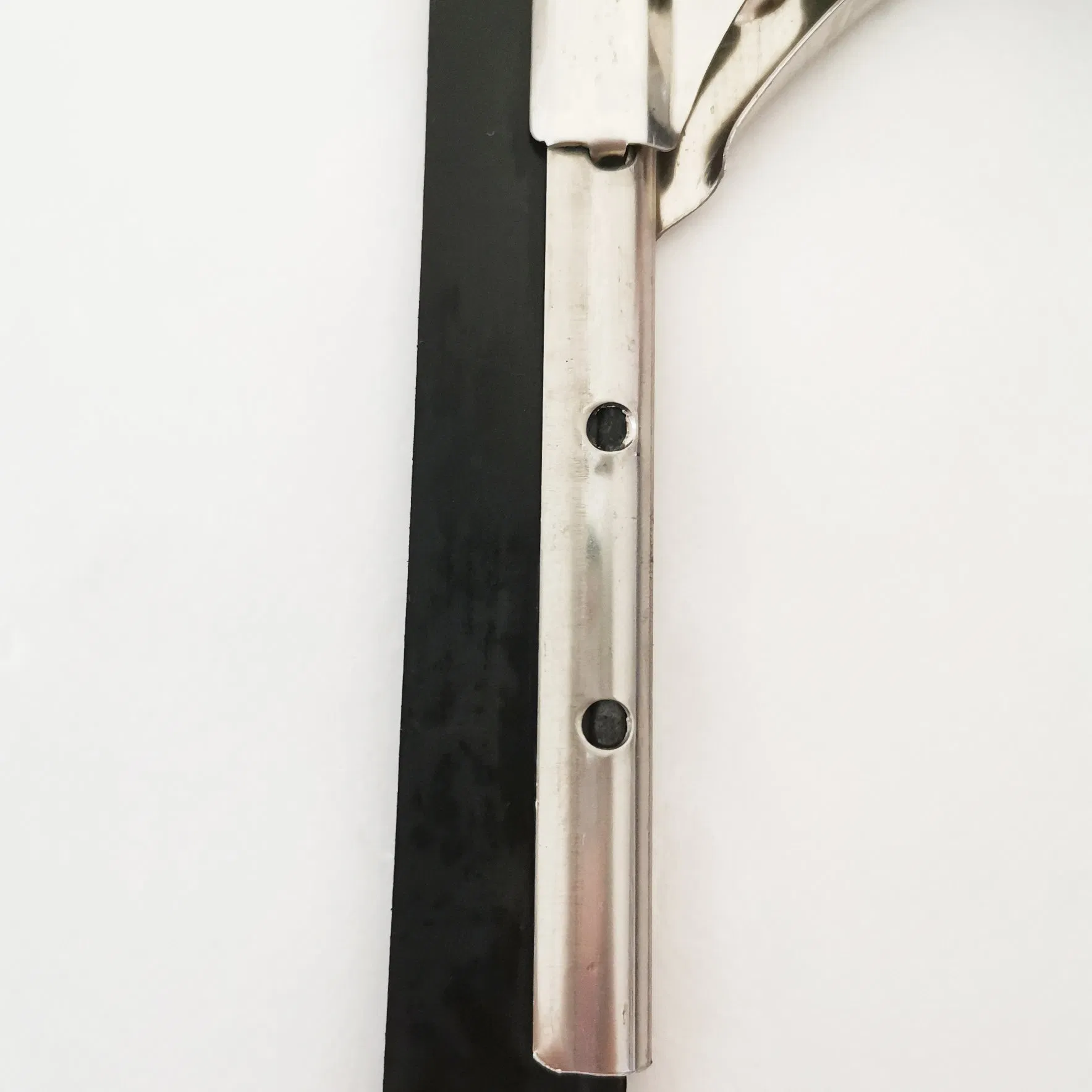 45 Cm Stainless Steel Cleaning Squeegee Glass Wiper with Rubber Blade, for Cleaning Windows Windshields, etc