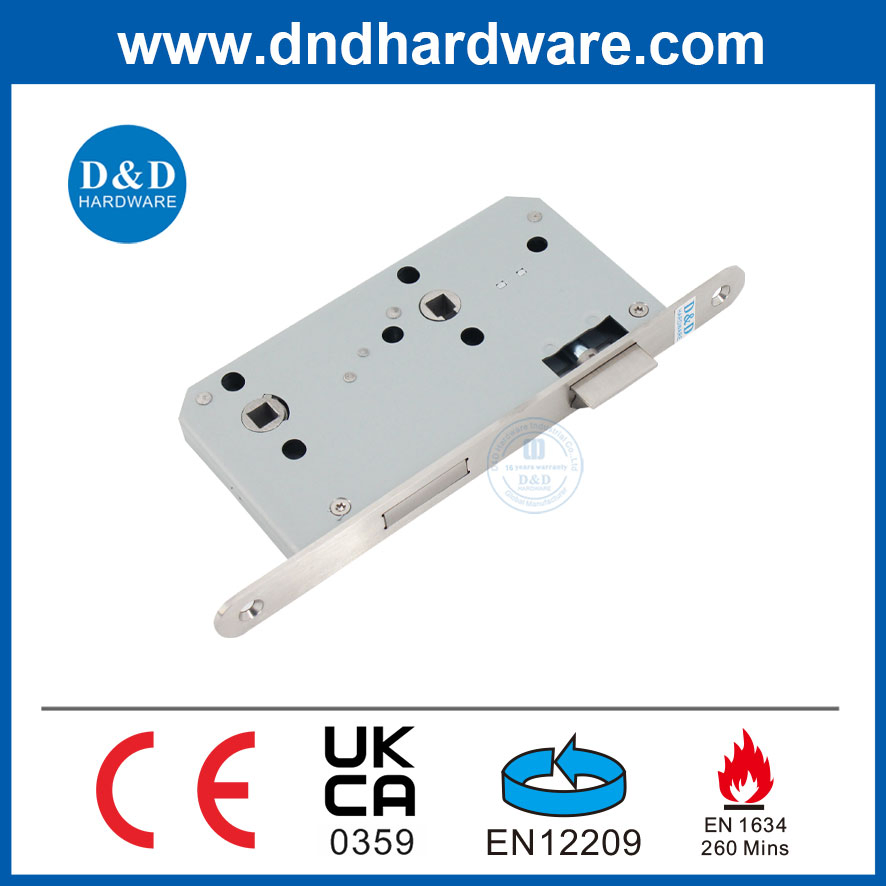 Bathroom Door High Security Radius Forend Mortise Locks CE Steel Door Lock