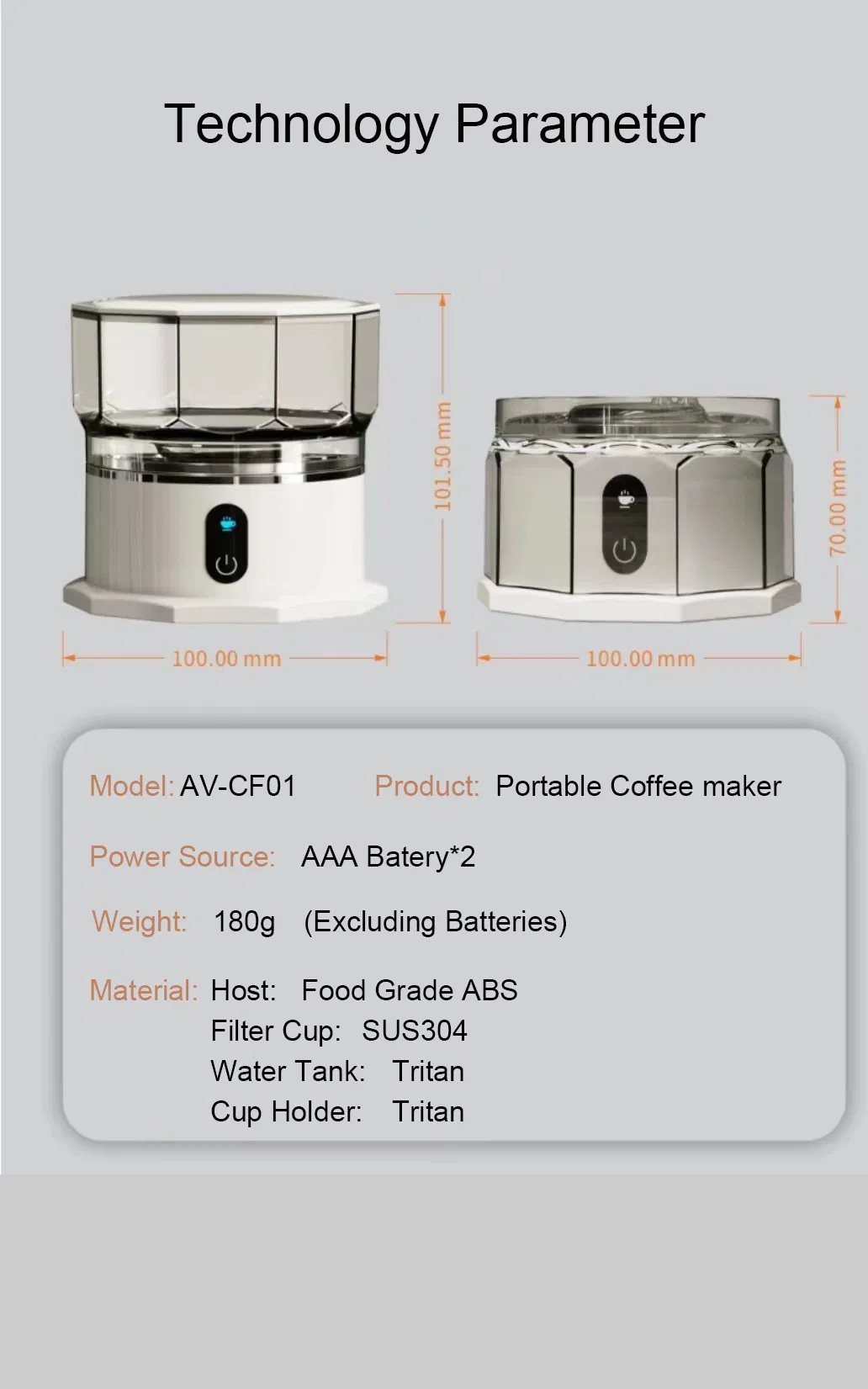 Electric Espresso Coffee Machine Battery Portable Automatic Coffee Machine