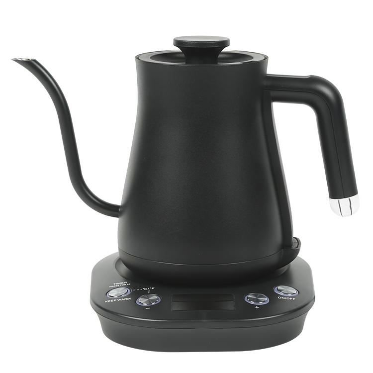 Factory Price Stainless Steel Inner Pot 0.6L Gooseneck 360 Degree Rotatable Cordless Base for Tea and Coffee Electric Kettle