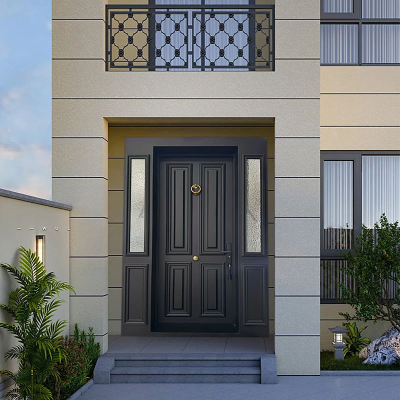 Взломостойкая металлическая входная дверь с огнезащитой