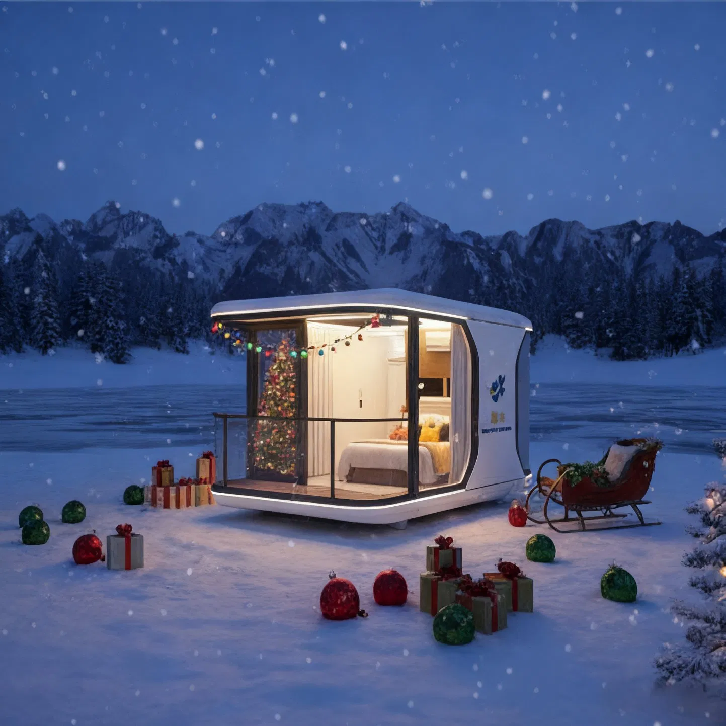Modern Smart Modular Movable Oceanview Luxury Space Capsule House