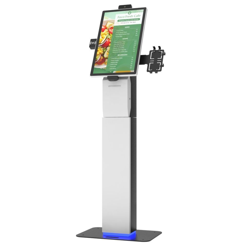 21.5 23.8 Inch Self Service Kiosk Machine, Touch Screen POS Terminal for Retail/Hospitality