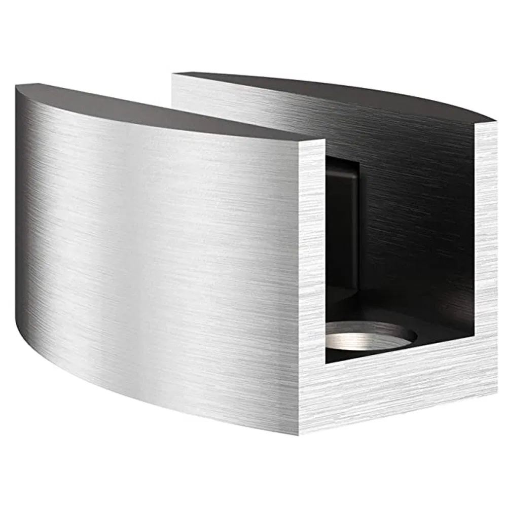 Sliding Glass Door Guide Stainless Steel Sliding Shower Door C-Guide for Sliding Glass Door and Glass Shower Door