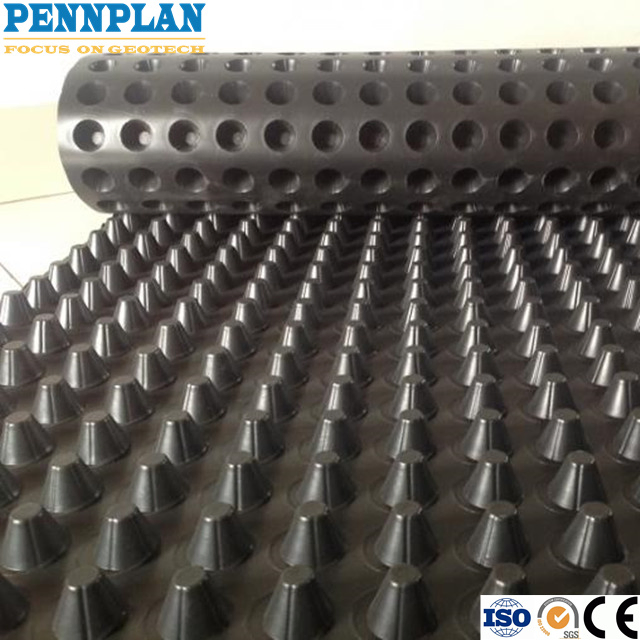 HDPE Drainage Cell Mat Board for Garage Roof Greening