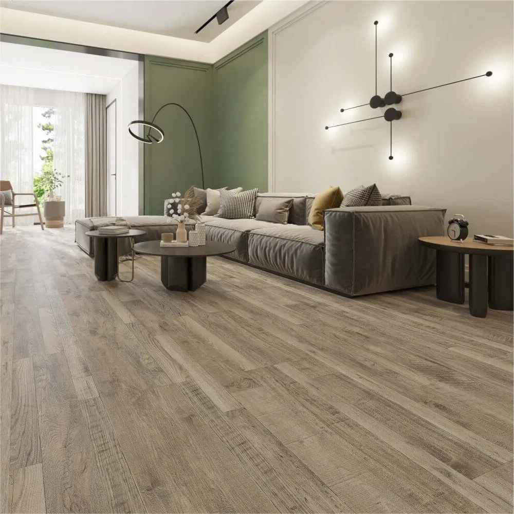 Водостойкий SPC ламинат 6мм, виниловые полы для гаража