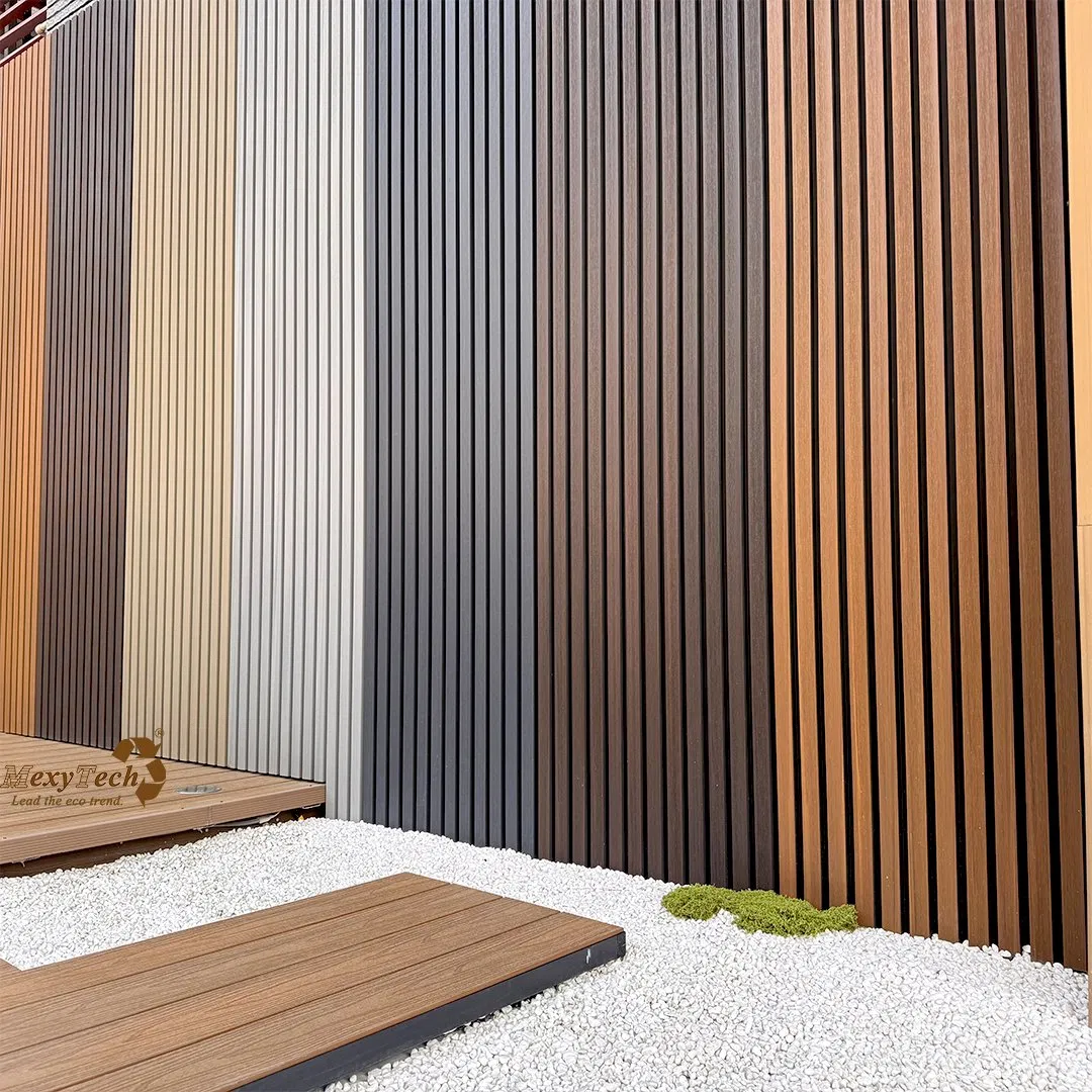 Hot Sale Waterproof WPC Wall Cladding Board Outdoor Building Exterior Decoration Wood Plastic Composite Wall Panel