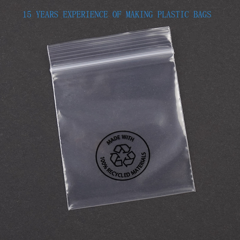 LDPE Reusable Zip Lock Plastic Zipper Packaging Bags for Sea Food