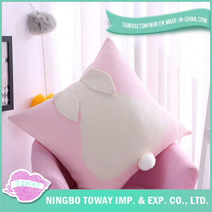 Home Decorative Cute Beautiful Custom Organic Cotton Pillowcase 40X40