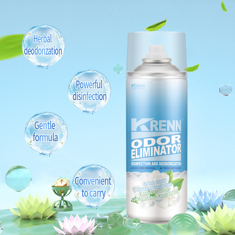 Krenn Factory Wholesale Air Freshener Spray Animal Pet Odor Eliminator Spray for Car House