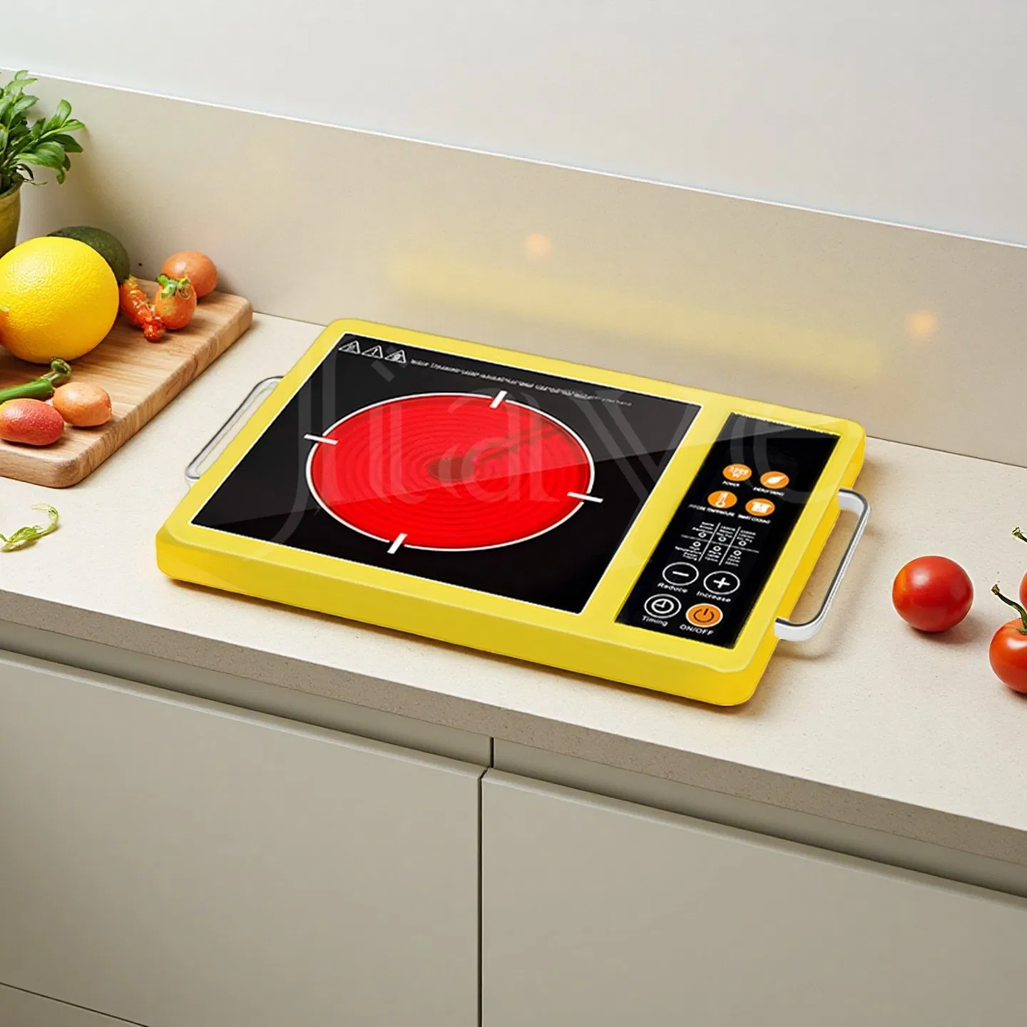Portable 2200W Single Burner Infrared Cooker with Adjustable Temperature