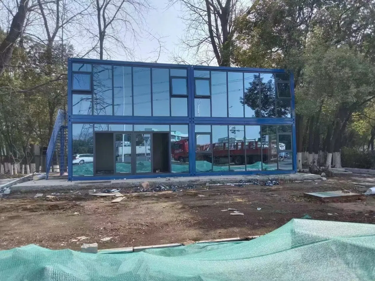 Prefab Modular Container Retail Store Building Prefabricated Shopping Mall Container House Home