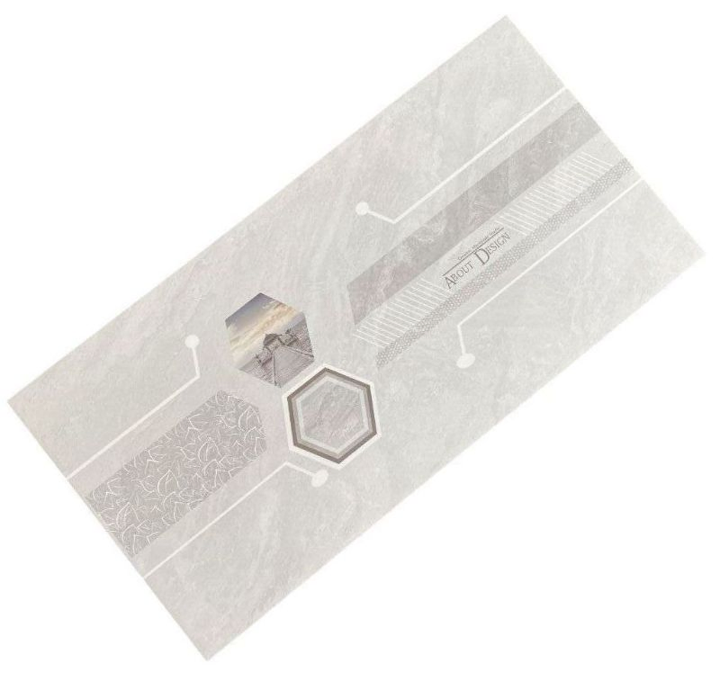 Good Quality Customized Size 300X600mm Marble Ceramic Wall Tiles for Bathroom Copy Granite Glazed Wall Tiles Decor Wall Tiles Glazed Bathroom Wall Tiles