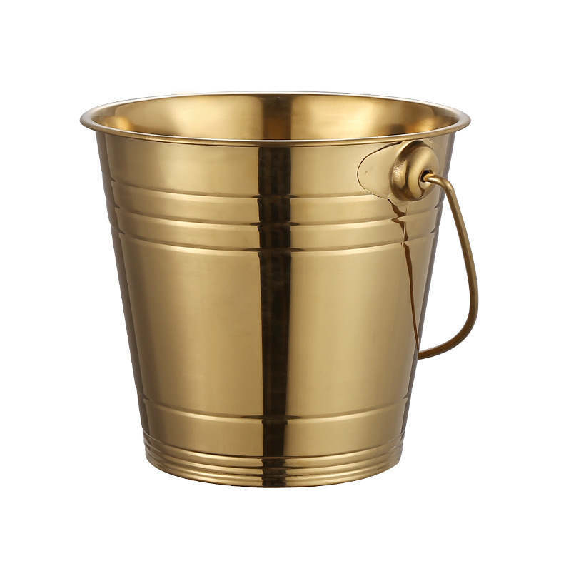 Golden Commercial Ice Bucket Champagne Bucketice Storage Bucketice Bucket