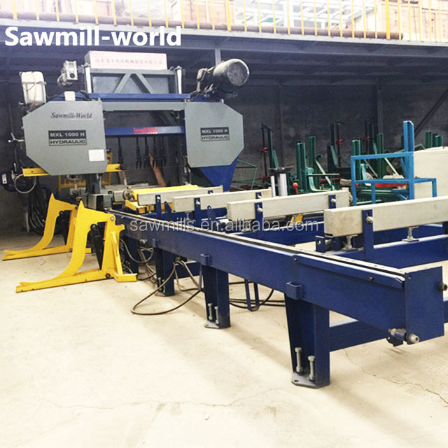 Ленточная пилорама портативная для бревен