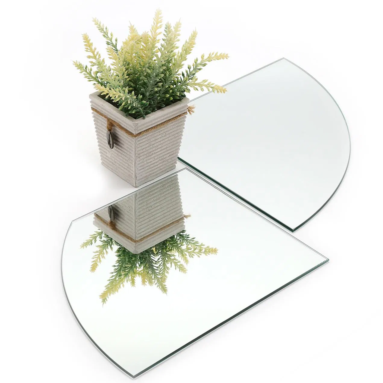 Custom Size Silver Mirror Glass High Reflectivity Thickness 3mm 5mm 8mm for Bathroom Decoration