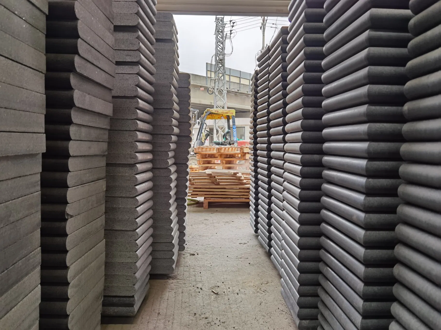 Dark Grey Natural Stone Swimming Pool Coping Stones Granite Tiles Swimming Pool Cover