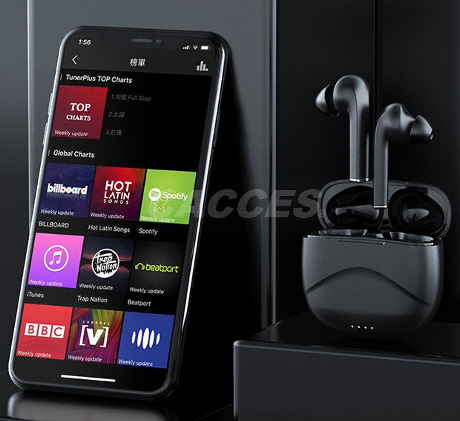 Беспроводные наушники TWS Bluetooth 5.3, IPX4, 8 часов игры