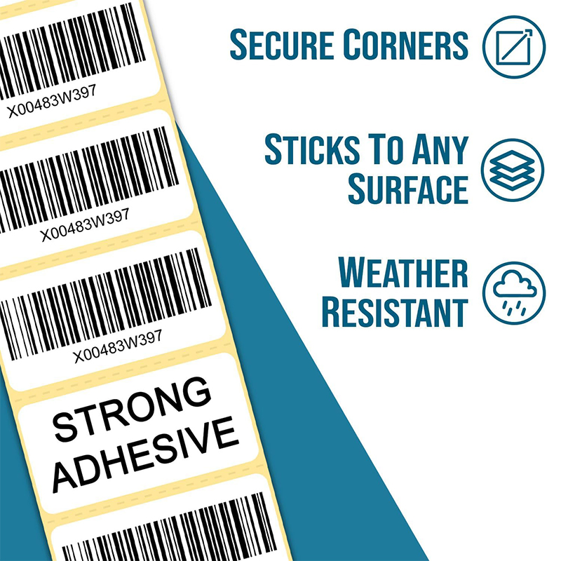 Custom Waterproof Thermal Barcode Labels for Private Design