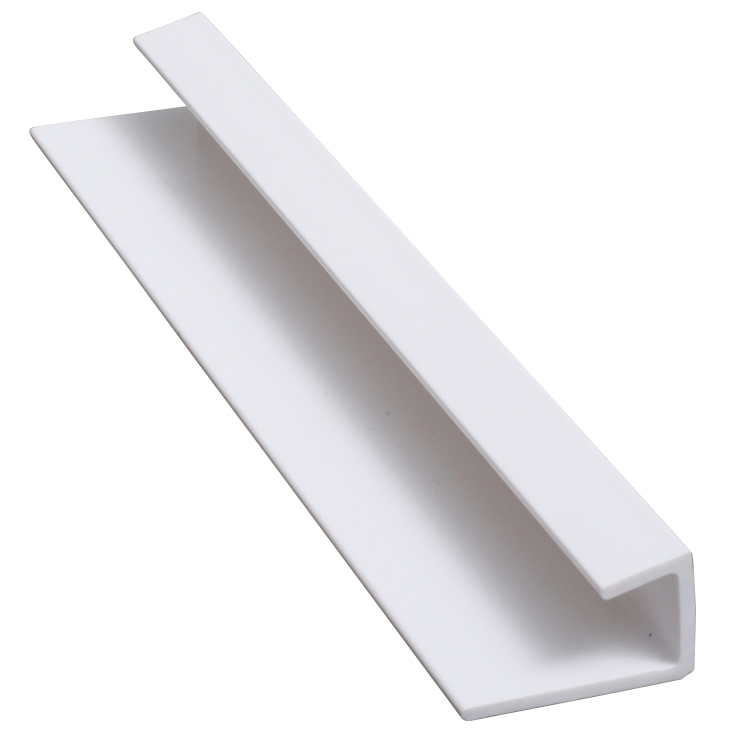 10mm PVC Trims Black Silver White End Cap PVC Panels