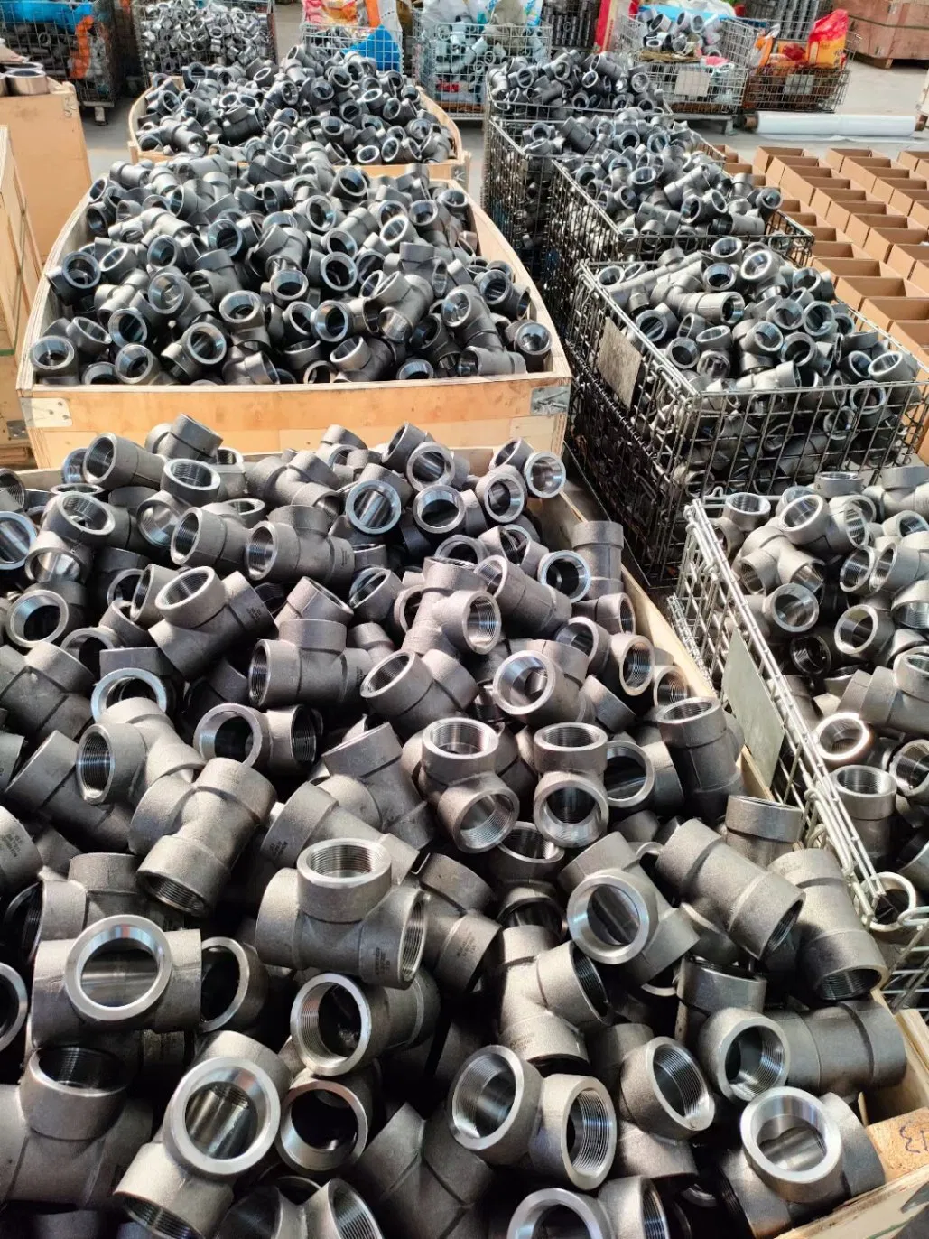 ANSI B16.11 Carbon Steel SA/A105 3000lbs/6000lbs NPT Threaded Thread/Socket Weld/Welding Forged Pipe Fittings