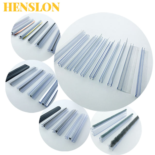 Magnetic 2.2meter PVC Bathroom Shower Room Door Sealing Rubber for 10mm