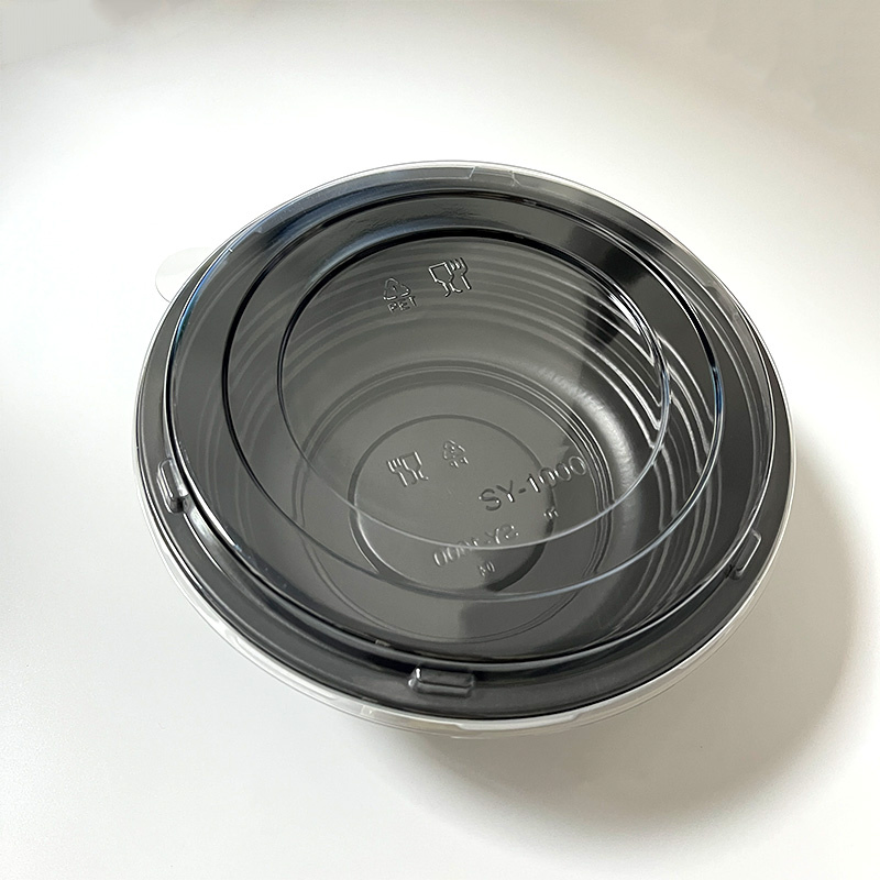 PP Soup Bowl with Clear Lid Blister Food Packaging Microwave Safe Container