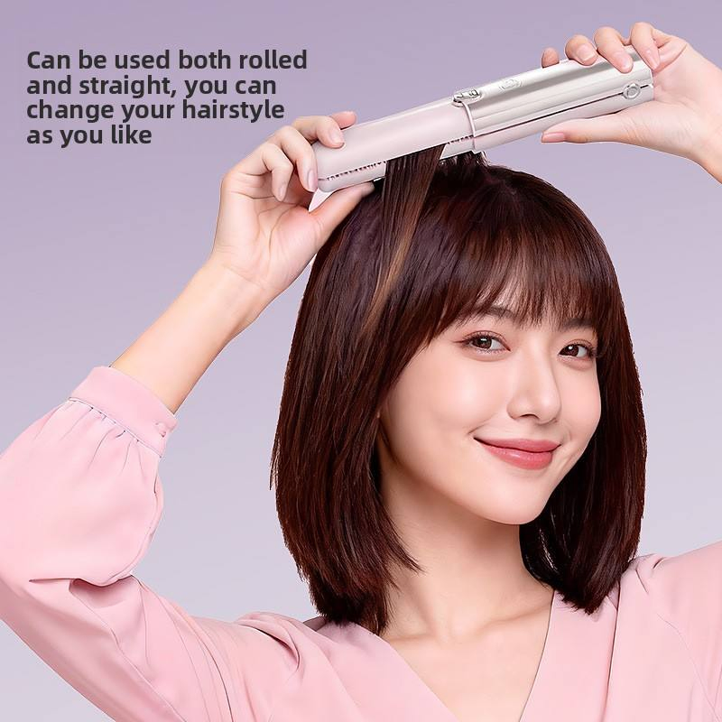 New Rechargeable Wireless Portable Hair Straightening Comb Ceramic Fast-Heating Electric Straightening