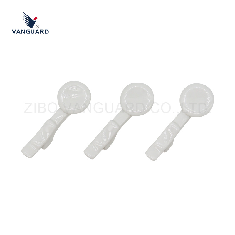 Restaurant Healthy OEM Ceramic Chopstick Rest White Porcelain Chopstick Stand