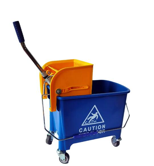 Plastic Bucket with Mop Wringer, Floor Cleaning Mop Bucket