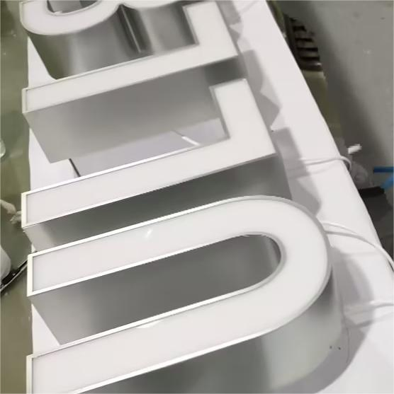 Customized LED Face Lit Channel Letter with Trim for Industrial & Manufacturing Facilities