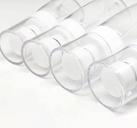 30 Ml White Spray Bottle / Plastic Liquid Bottle/ Cosmetic Sample Bottle