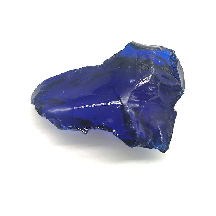 Transparent/Colorful Crushed Glass Block Glass Gravels for Building Decoration