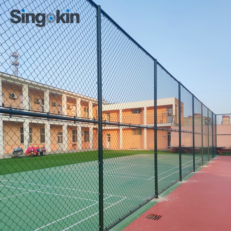 Residential 6 FT 8FT 3m Basketball Court Chain Link Fence